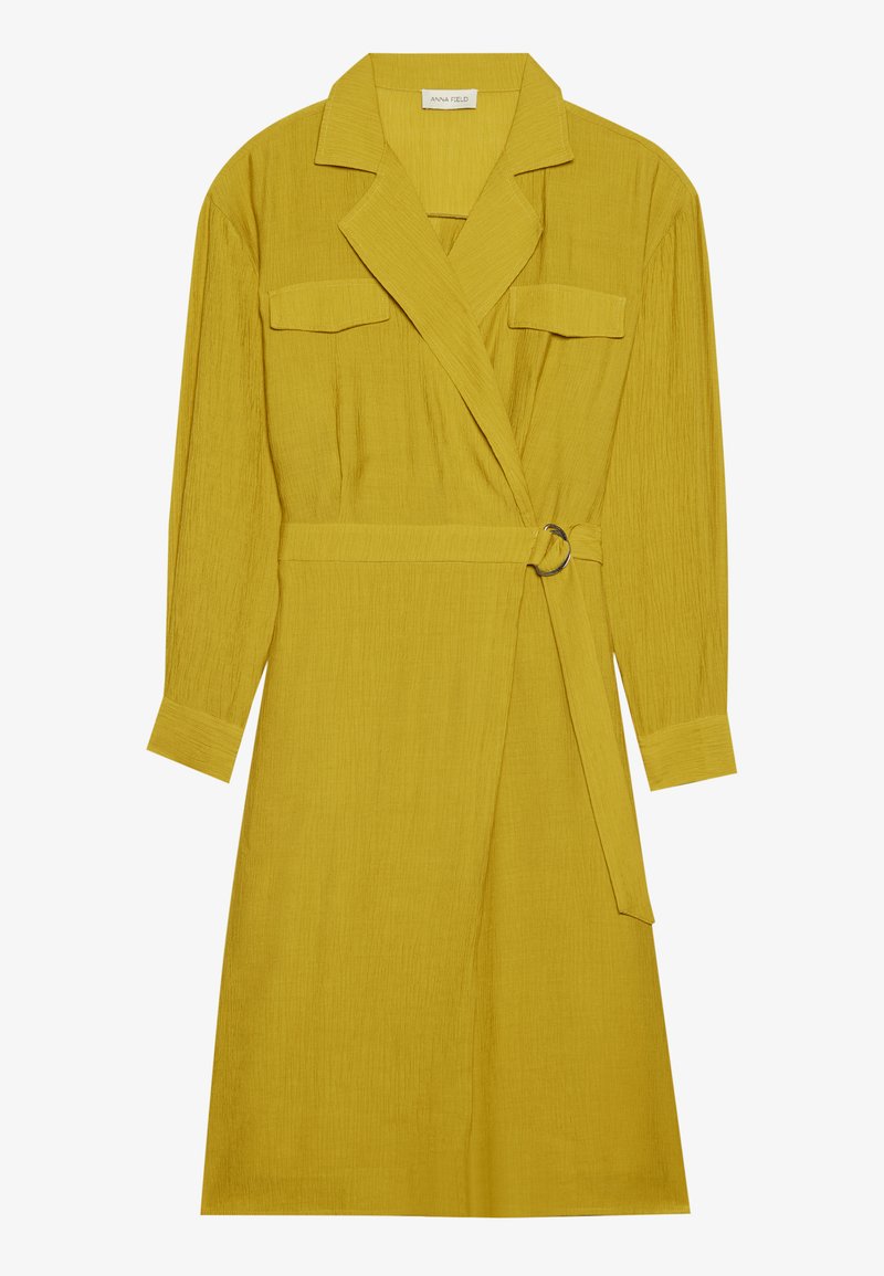 Anna Field Jurk mosterdgeel