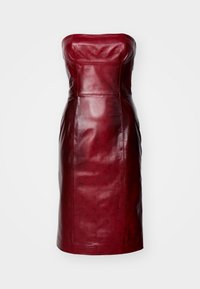 MOON DRESS - Rochie tip creion - red