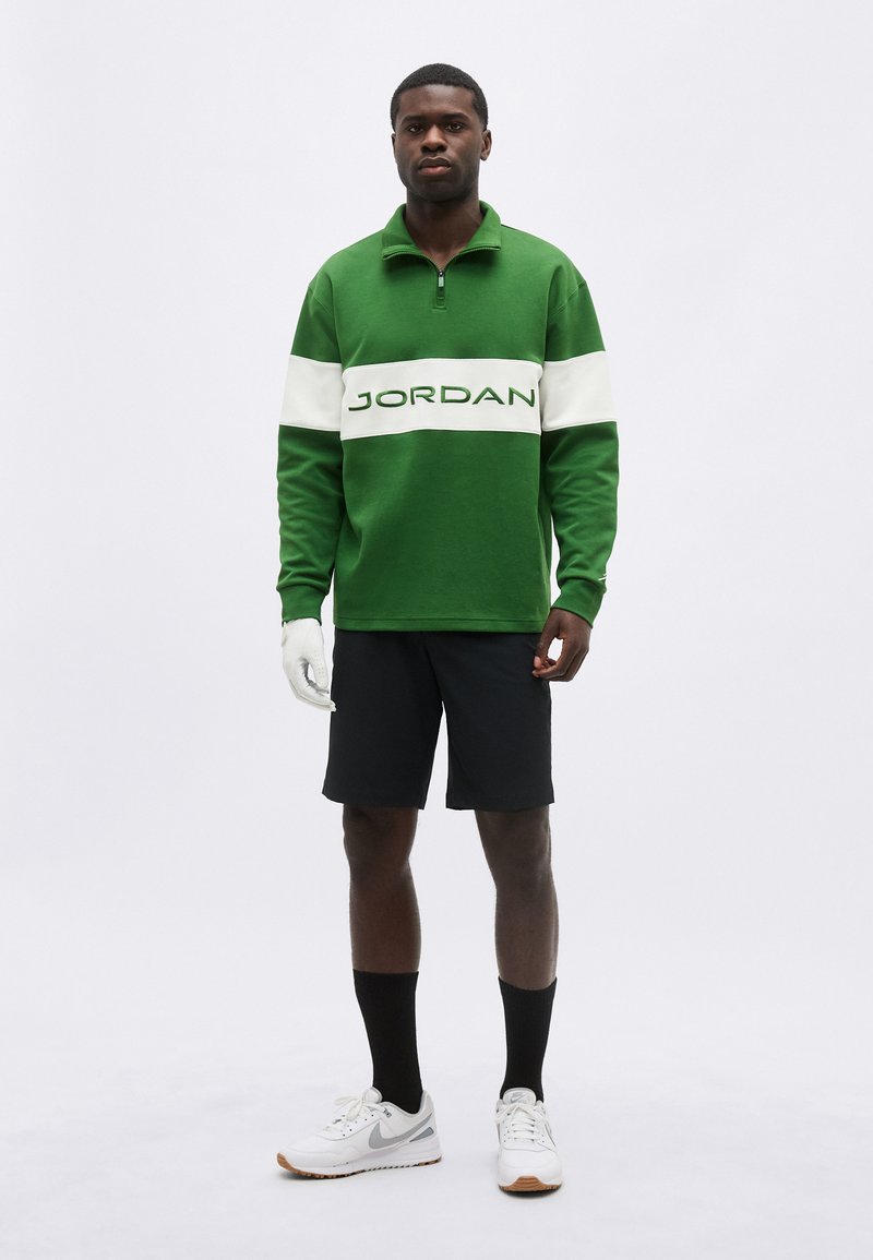 Jordan GOLF HALFZIP - Mikina - forest green/sail
