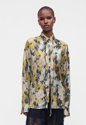 Rodebjer, EUNI FLORAL SHINE - Риза с копчета - yellow/black