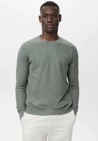 Mango MICROSTRUCTURED - Jumper - green