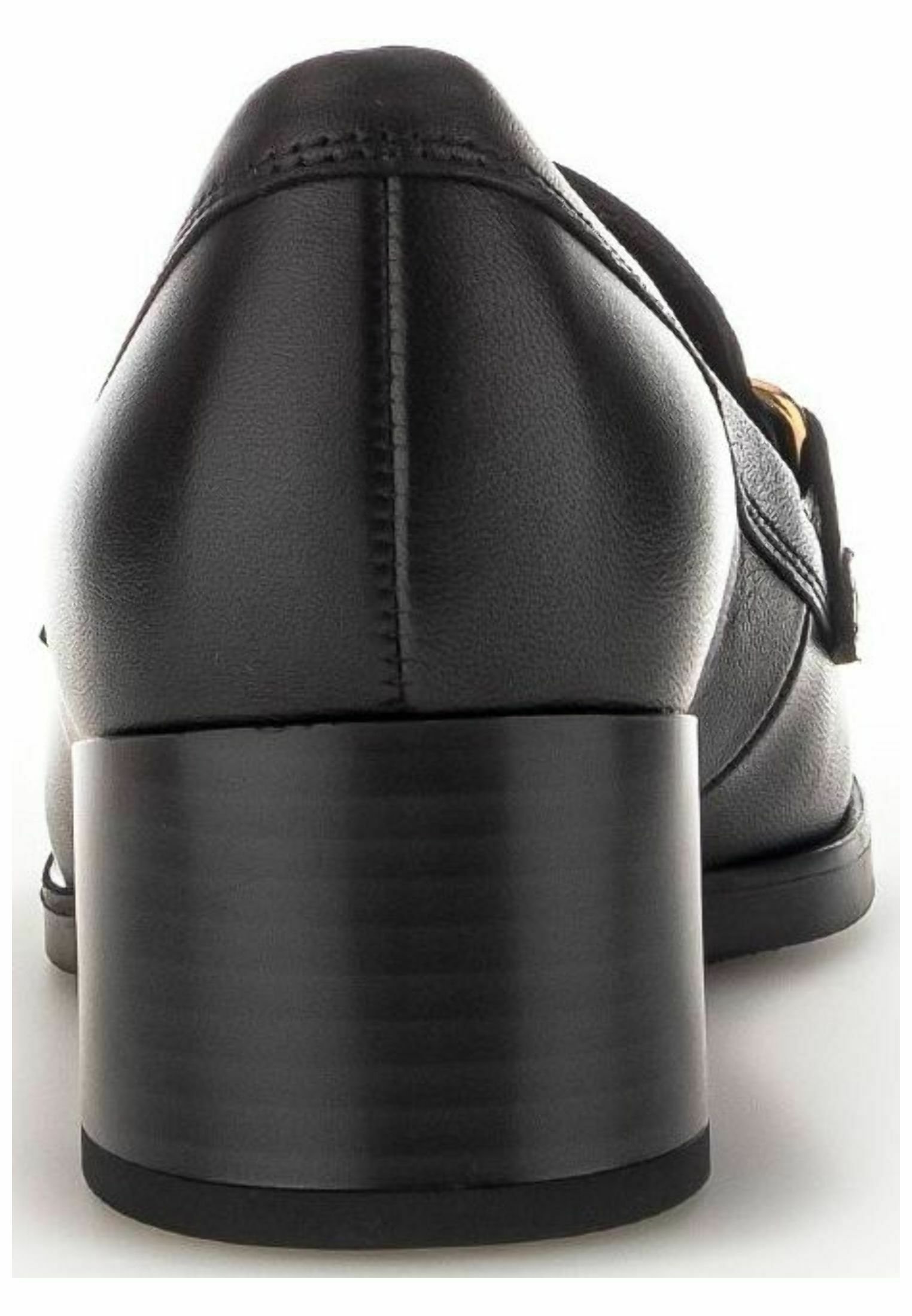 Mocassins Femme Gabor 211 En Velours Noir - Talon 1,5 Cm - Semelle TPU - Cuir Intérieur