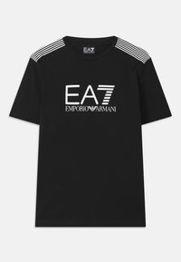 TRAIN LINES TEE - T-shirts med print - black beauty
