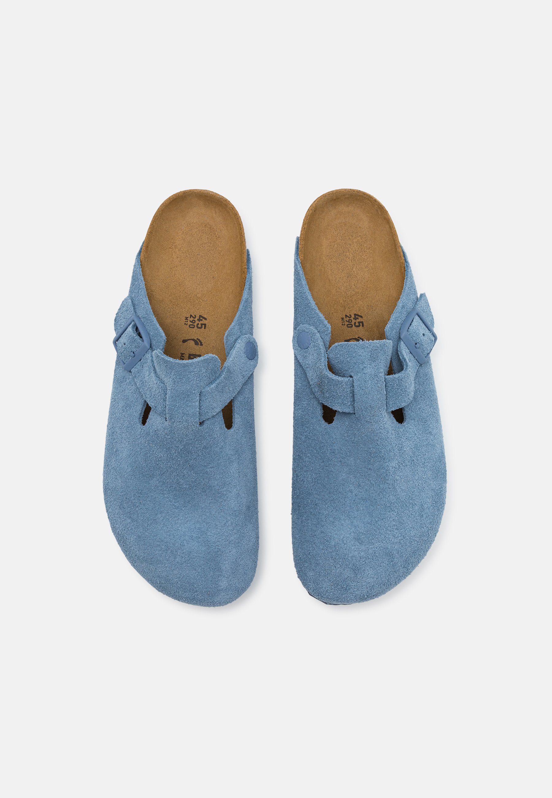 Birkenstock BOSTON NARROW UNISEX - Pantolette flach - blue/blau