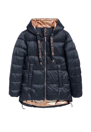 HOODED ICE J - Wintermantel - navy
