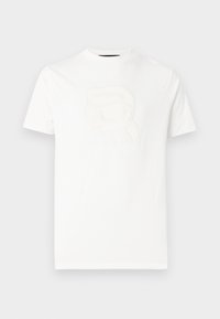 CREW NECK - Apdrukāts T-krekls - champagne