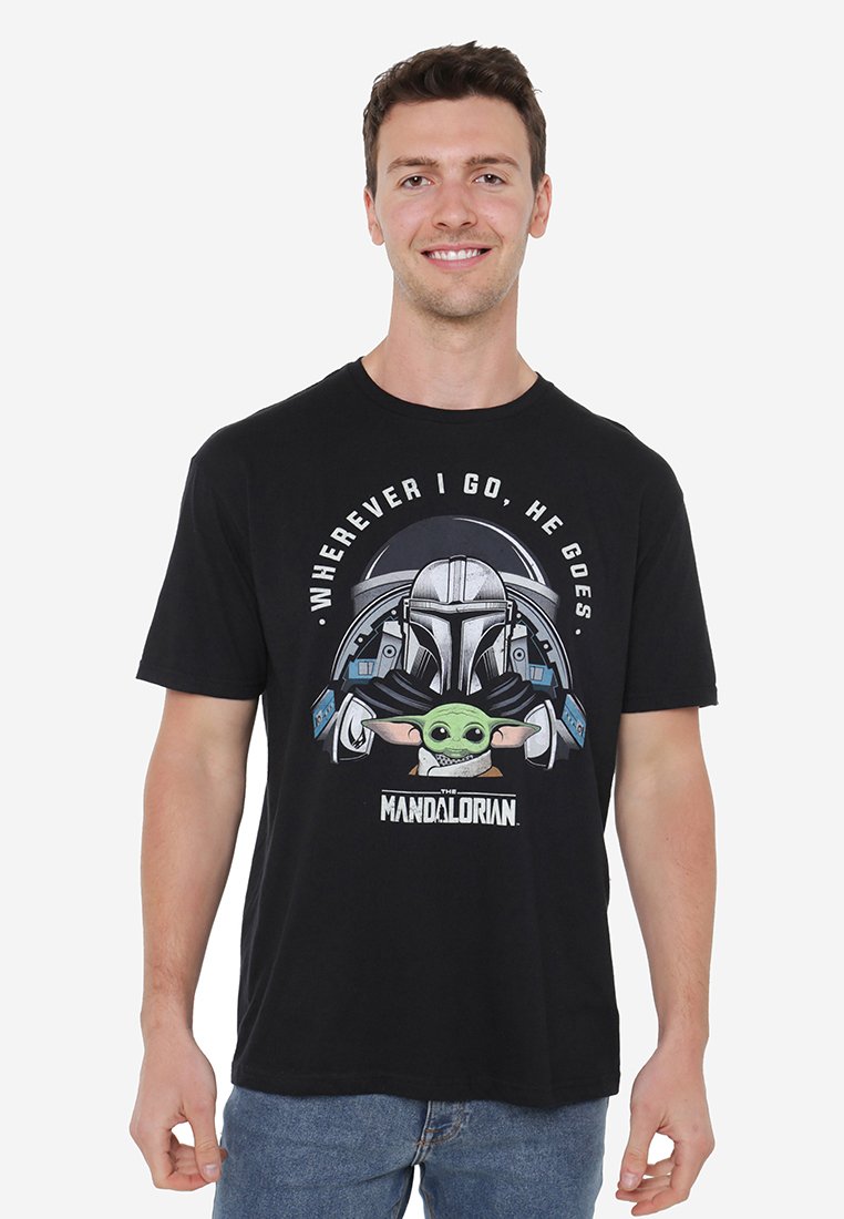 Star Wars T-shirt print zwart