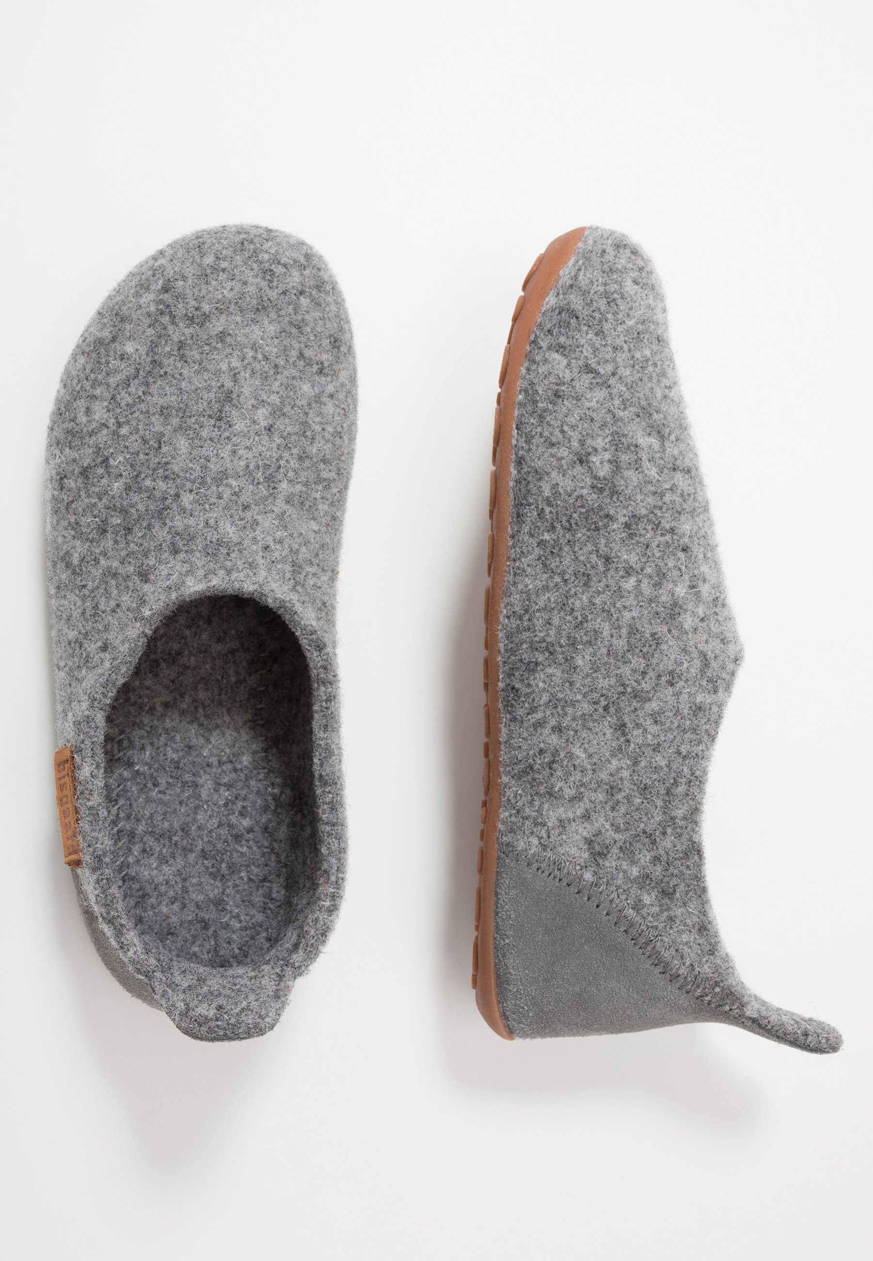 Bisgaard Baby Star Skinntøfler Til Barn, Navy - DressMyKid AS