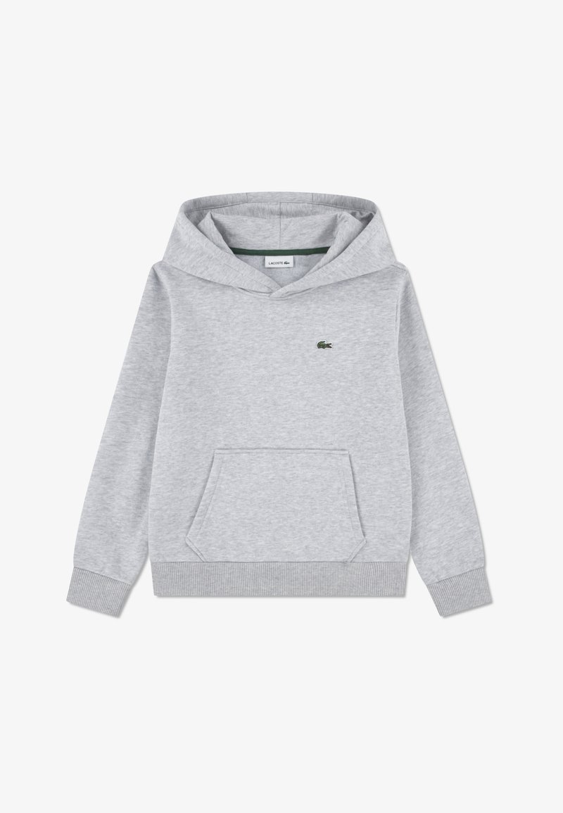 Lacoste CORE HOODI UNISEX - Jersey con capucha - argent chine heather