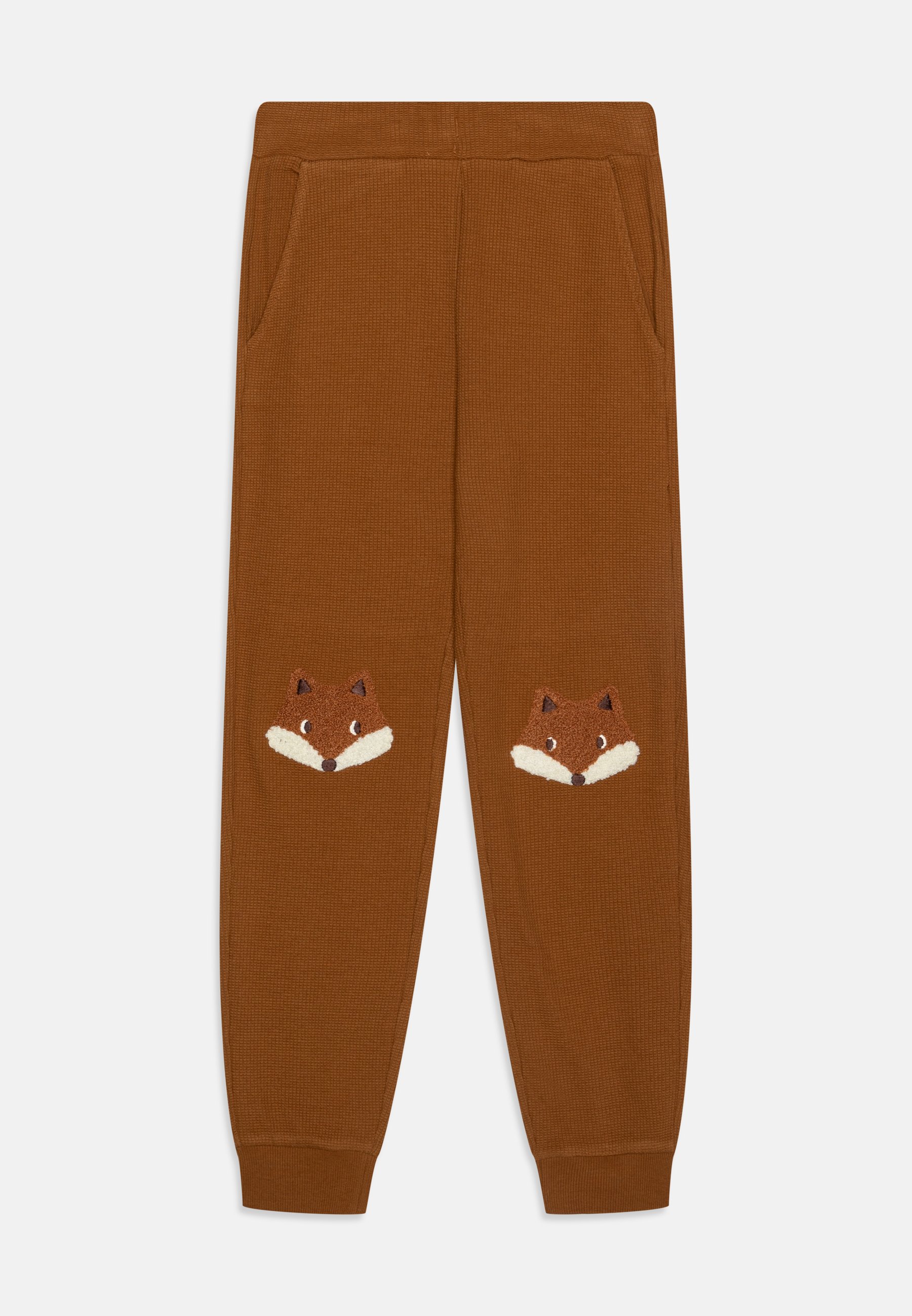 Lindex TROUSERS FOX PATCH Tracksuit bottoms light dusty brown