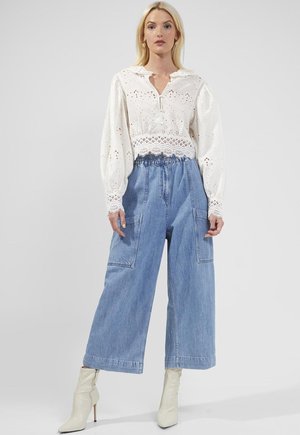 BALOON SLEEVE - Blouse - linen white