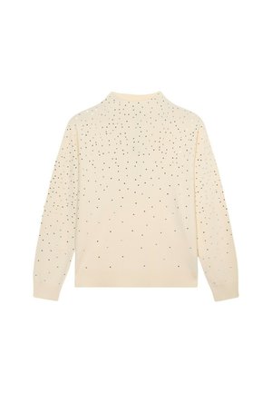 Stickad tröja - bianco