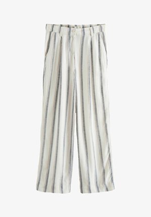 Next BLEND WIDE LEG - Pantaloni - blue ecru