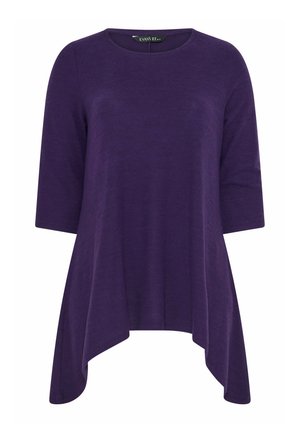 Evans, PLUS SIZE CASUAL TOPS - T-shirt à manches longues - purple