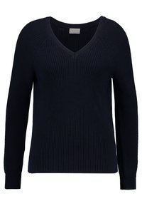 VILA Neule - dark blue