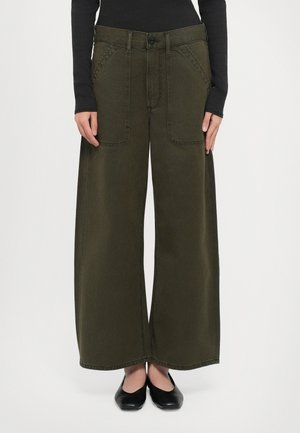 Pantalones - dark olive