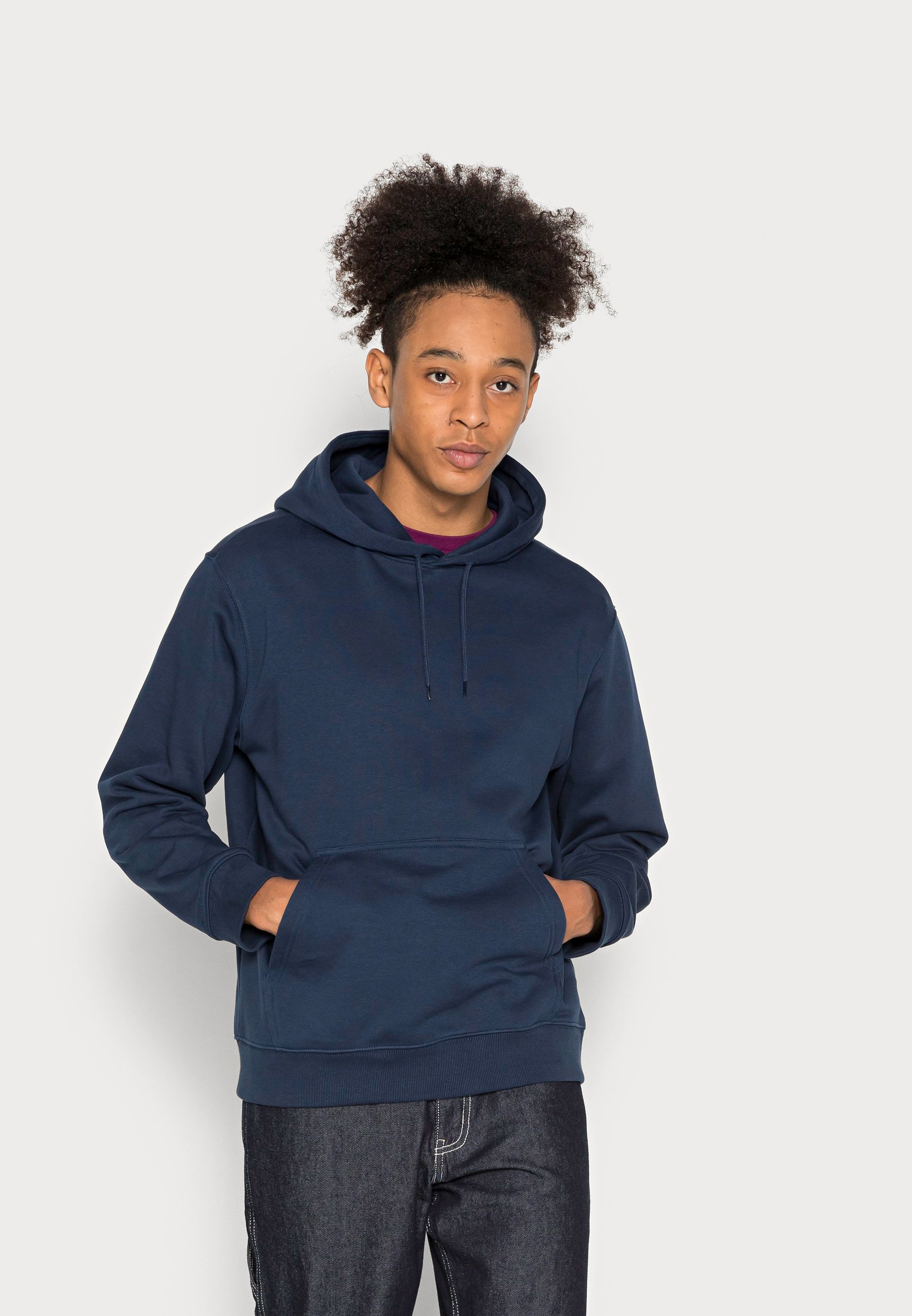 Weekday STANDARD HOODIE - Hoodie - middle blue/blue - Zalando.de