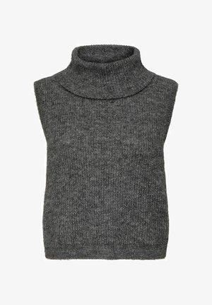 JDY Pullover - dark grey melange