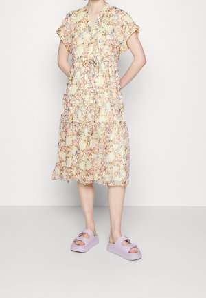 Freizeitkleid - yellow