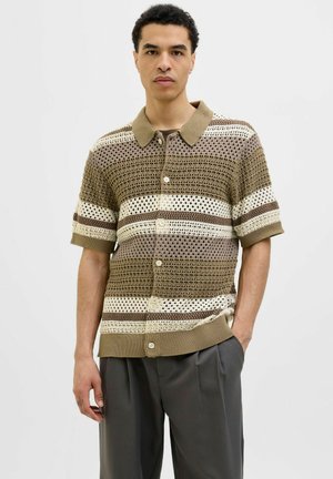 JPRBLUWILMER BUTTON THROUGH  - Cardigan - elmwood