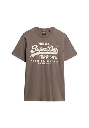 Superdry Print T-shirt - vintage black