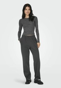 ONLY JOGGING NORMAL GESCHNITTEN MITTLERE TAILLE MIT SCHLAG  - Trainingsbroek - magnet