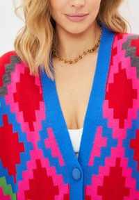 Cesare Gaspari LOOSE - Kofta - fushia blue