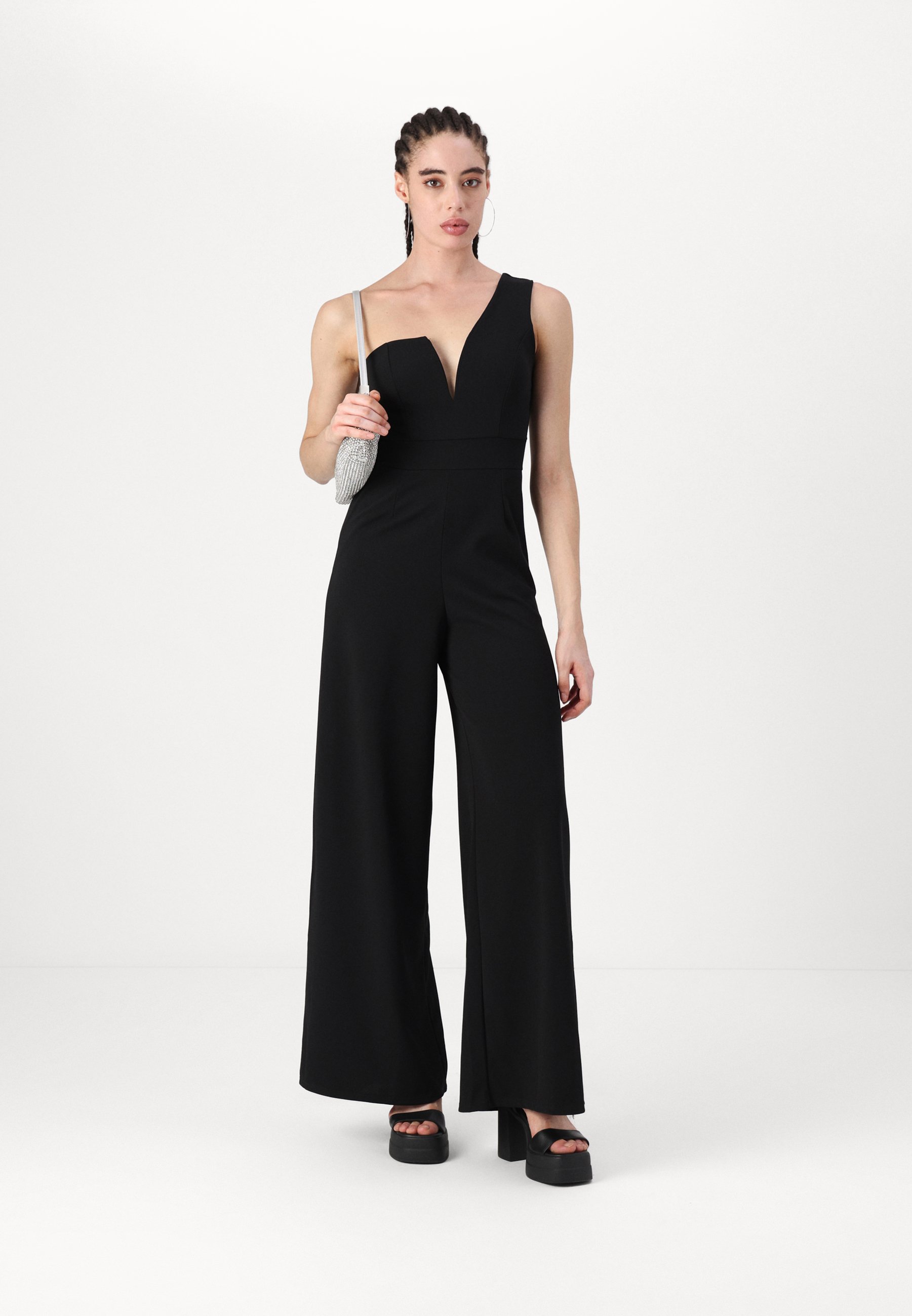 louren vneck wide combinaison チャコールS（louren_tokyo