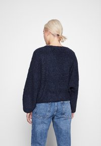 Vero Moda Strickpullover - mottled dark blue