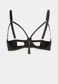 PETITE FLEUR GOLD BY LASCANA BRA OUVERT - Bygel-bh - black