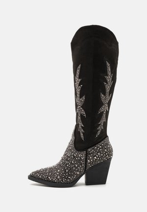 Cowboy- / bikerstøvler - black