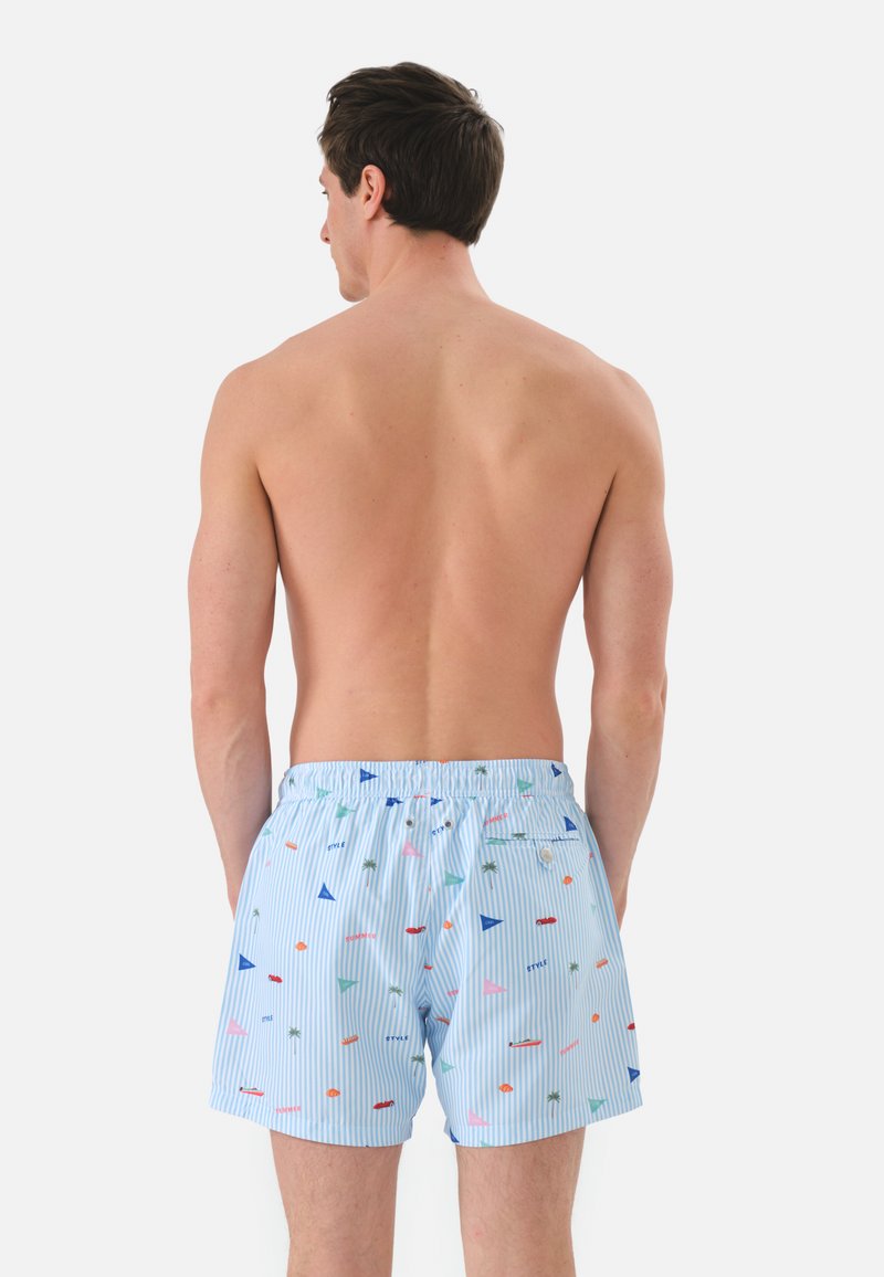Herren Badehosen | JOHN FRANK ALL OVER PRINTED Badeshorts multicolor/blau - LR53977 Herren Badehosen | JOHN FRANK ALL OVER PRINTED Badeshorts multicolor/blau - LR53977