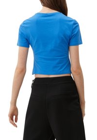 QS MIT KNOTENDETAIL - T-shirt basic - royalblau