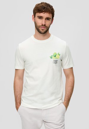 s.Oliver T-shirt print - weiß