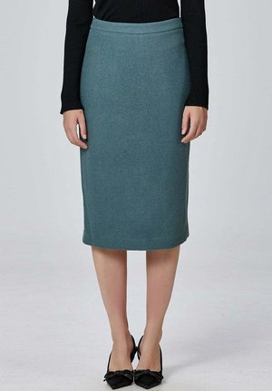 DROITE MINIMALISTE - Jupe crayon - bleu