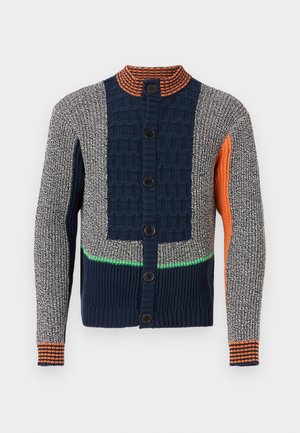 ABUNDANCE CARDIGAN - Neuletakki - black/white