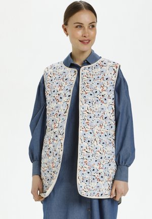 Smanicato - blue peonia print