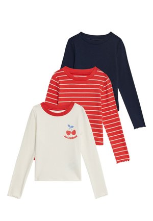 3PK RICH  - Långärmad tröja - red mix