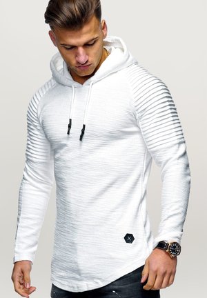 B LEON - Hoodie - weiß