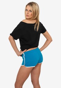 Urban Classics HOT - Shorts - blue/white