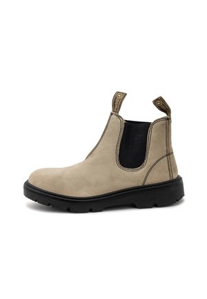 KARA - Platform ankle boots - stone