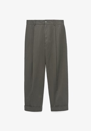 ADOLFO DOMINGUEZ, Trousers - anthracite grey