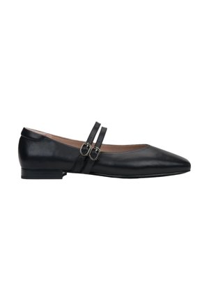 ESTRO Ankle strap ballet pumps - black