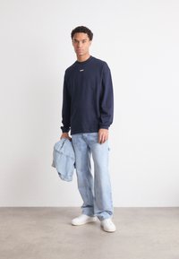HUGO DAPOSO - Long sleeved top - dark blue