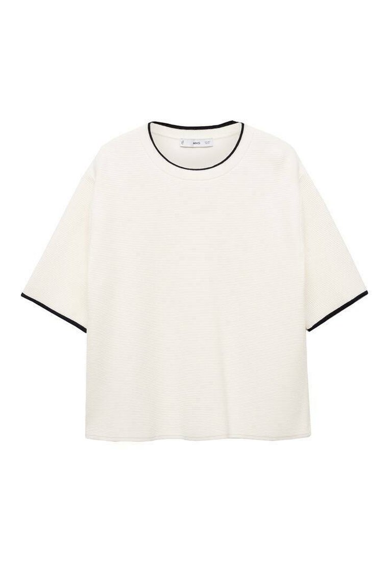 Mango T-shirt basic crème