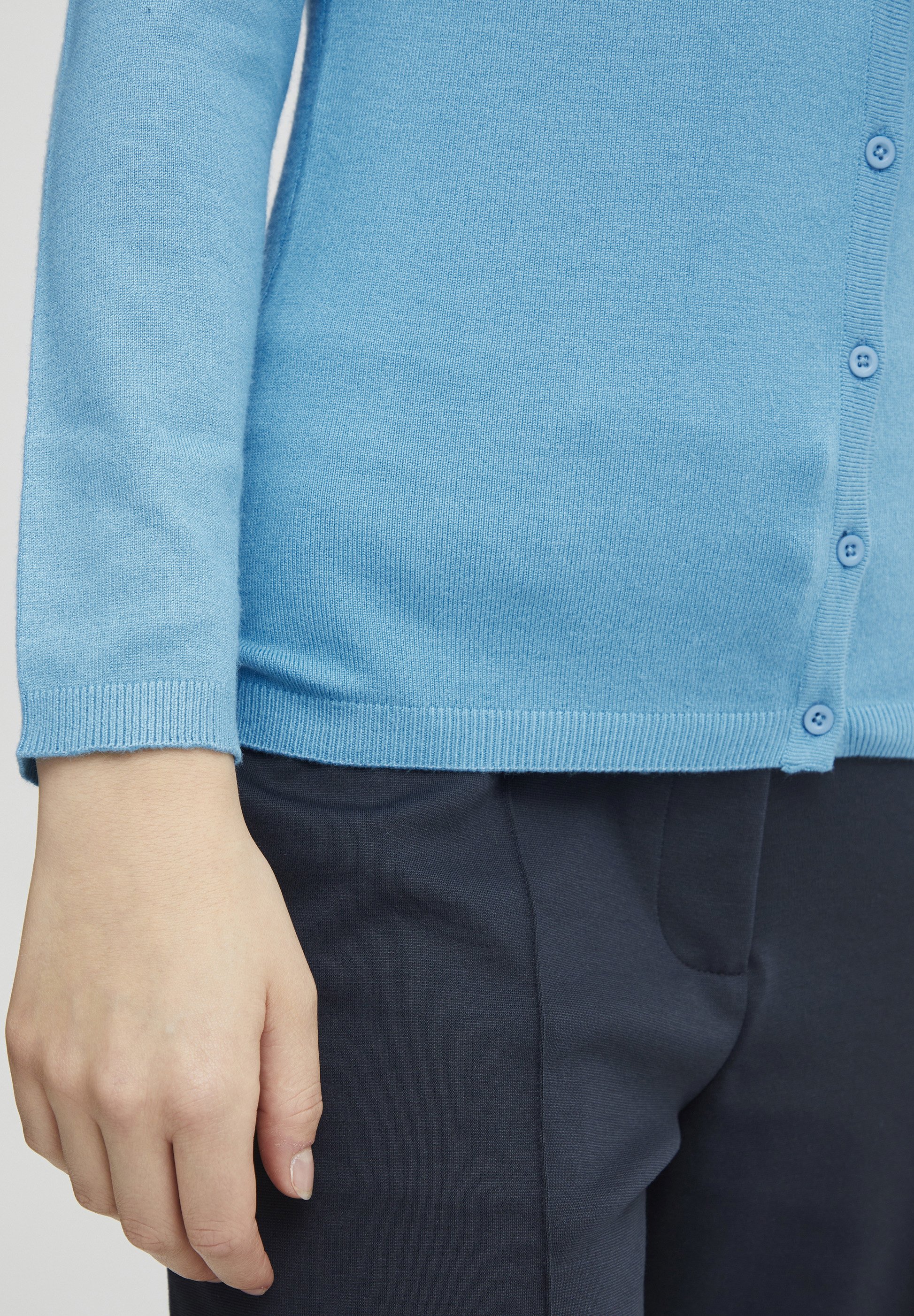 売れ筋商品|||イチ ニット&セーター レディース アウター IHMAFA - Cardigan - blithe ICHI IHMAFA - Cardigan - blithe/blue - Zalando