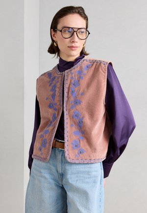 VEST  - Waistcoat - dusty rose