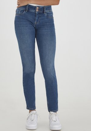 PULZ PZSUZY - Jeans Skinny Fit - medium blue denim