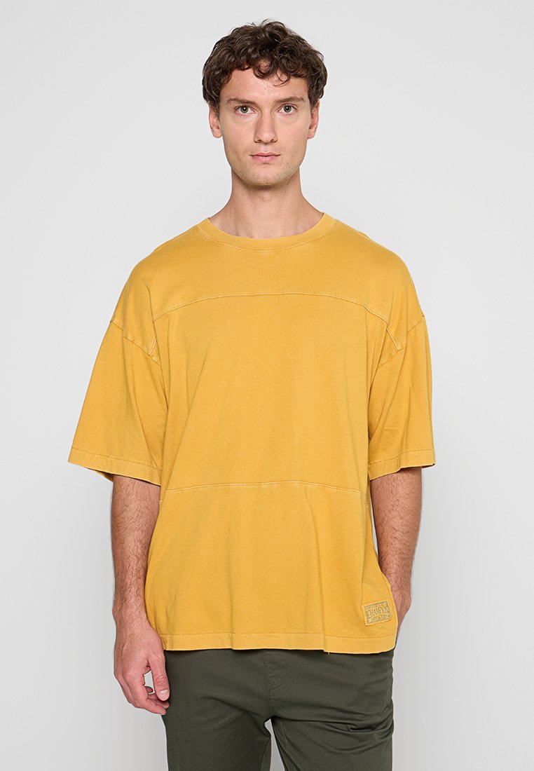 Champion T-shirt basic mosterdgeel