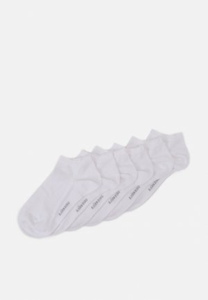 SOCK STEP SOLID 6 PACK - Socks - white
